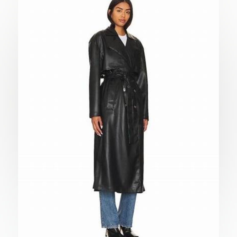 Max Studio Trench Coat - Picture 2 of 4